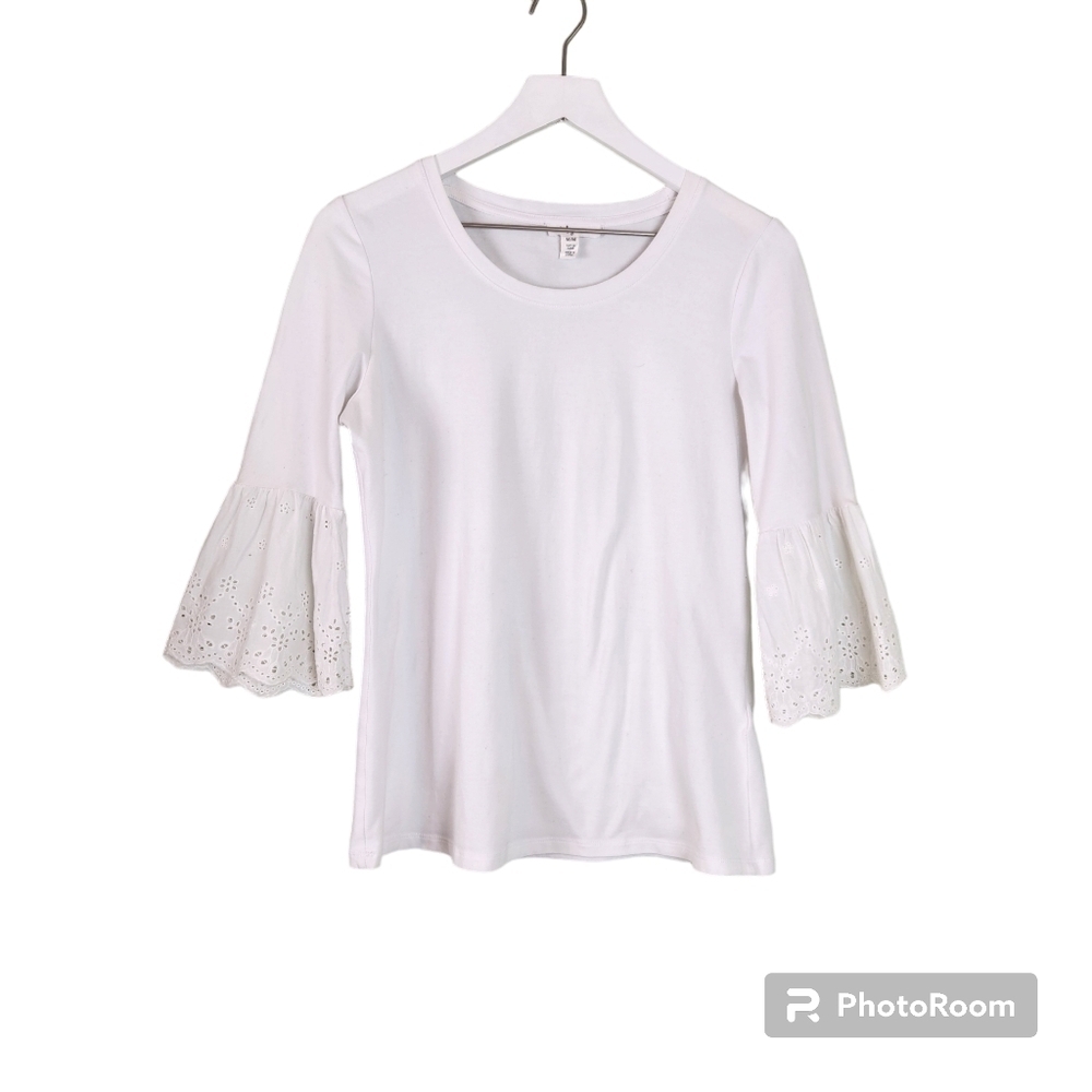 Tribal Jeans White Top